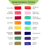 Colorsheets - Spring 16 Colors