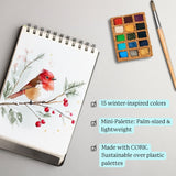 Watercolor Pans - Winter 15 Colors