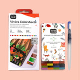 Sketcher Set - Colorsheets + Waterbrush