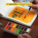 Watercolor Pans - Original 16 Colors