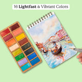 Watercolor Pans - Spring 16 Colors