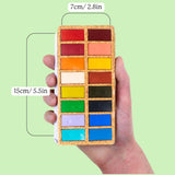 Watercolor Pans - Spring 16 Colors