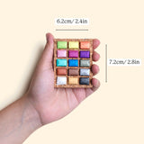 Watercolor Pans - Metallic 15 Colors