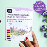 Spring Mini-Watercolor Paint Kit