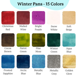 Watercolor Pans - Winter 15 Colors