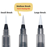 Ideal Watercolor Painting Kit - 16 Vibrant Colors with Waterbrush.