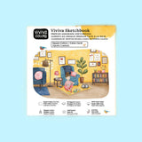 Square Sketchbook - 100% Cotton, 40 Pages, 140 lbs