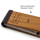 Perfect gift for watercolor lovers & artists. Travel friendly watercolor painting set in a wooden case etched with name & wishes