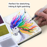 A6 Sketchbook - Ivory paper, 64 Pages, 120 lbs
