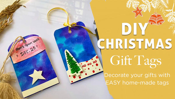 Make your own Gift tags for Christmas - It's super simple!