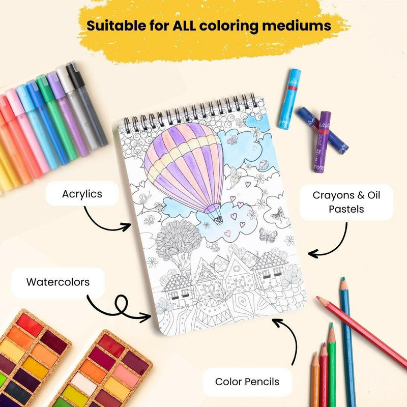 Adult Coloring Book - Cityscapes - casepack of 10