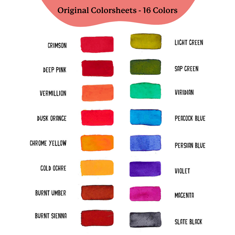 Colorsheets - Original 16 Colors