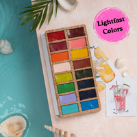 Watercolor Pans - Spring 16 Colors