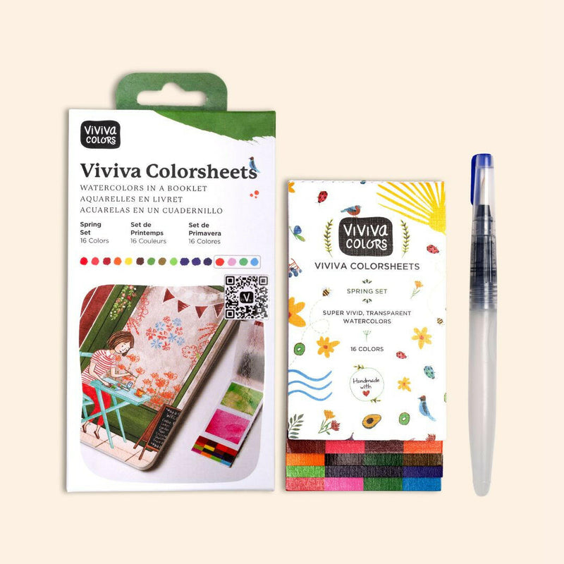 Sketcher Set - Colorsheets + Waterbrush