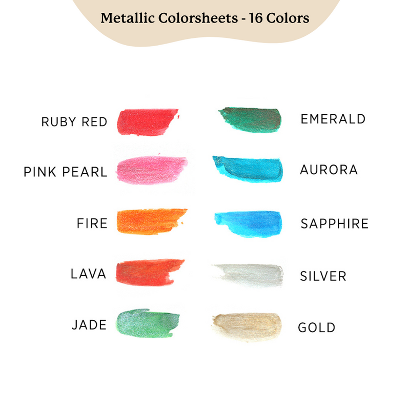 Colorsheets - Metallics 10 Colors