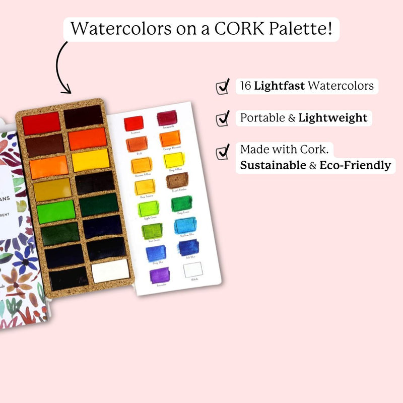 Watercolor Pans - Original 16 Colors