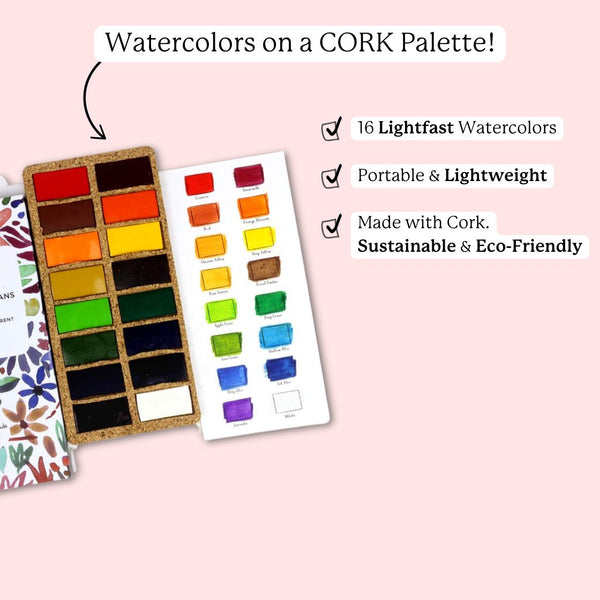 Watercolor Pans - Original 16 Colors