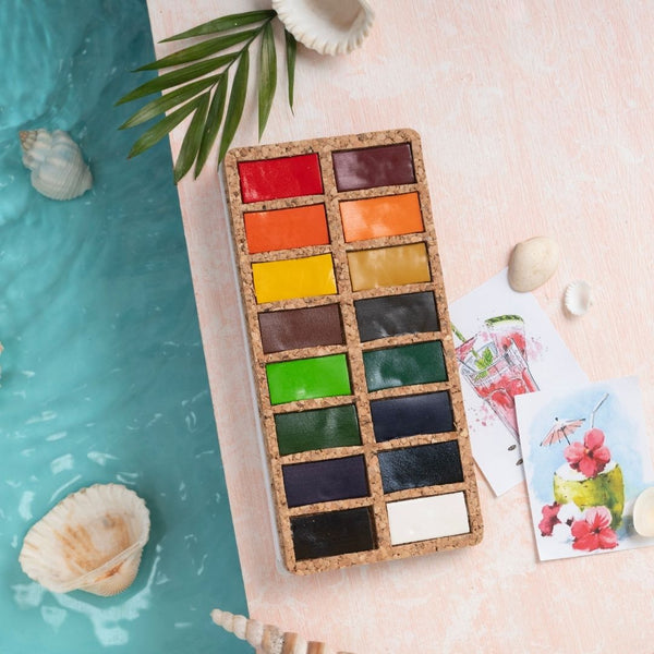 Watercolor Pans - Original 16 Colors