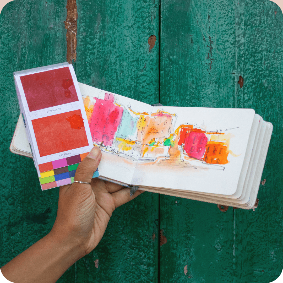 travel watercolor paint kit