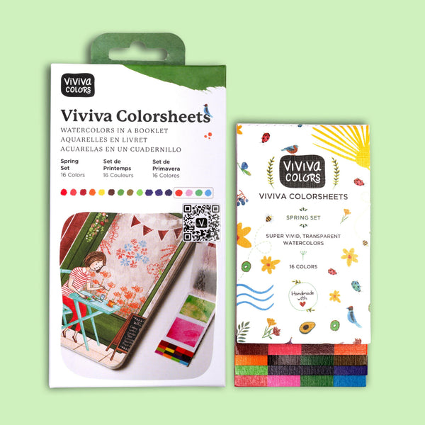 Feuilles de couleurs aquarelles Métalliques ViviVa Colors | Le Géant Feuilles de couleurs aquarelles Métalliques ViviVa Colors | Le Géant