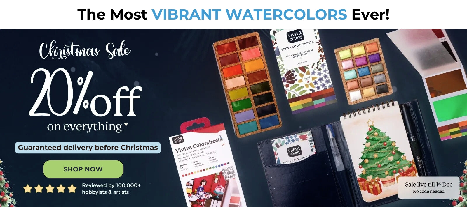 Christmas Sale - 20% OFF on all the Viviva Products