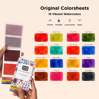 Jute Travel Paint Kit - A6 (6.2 x 5.3 in)