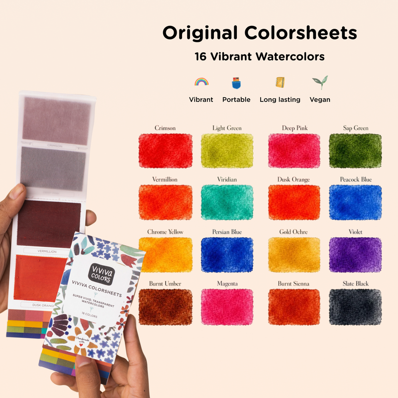 Jute Travel Paint Kit - A6 (6.2 x 5.3 in)