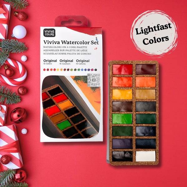 Watercolor Pans - Original 16 Colors