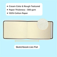 A5 Sketchbook - 100% Cotton, 40 Pages, 140 lbs