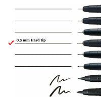 Black Hardtip Marker 0.5 mm