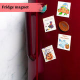 Halloween gifts Paintable stickers kit. Make your own fridge magnets.