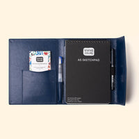 A5 size Plain white & smooth Ivory drawing pad with 64 pages that are 120 lbs or 300 GSM thick. It is perfect for travel art