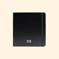 Square size plain white & smooth Ivory drawing book of 64 pages & 120 lbs or 240 GSM thick. It is perfect for travel art.