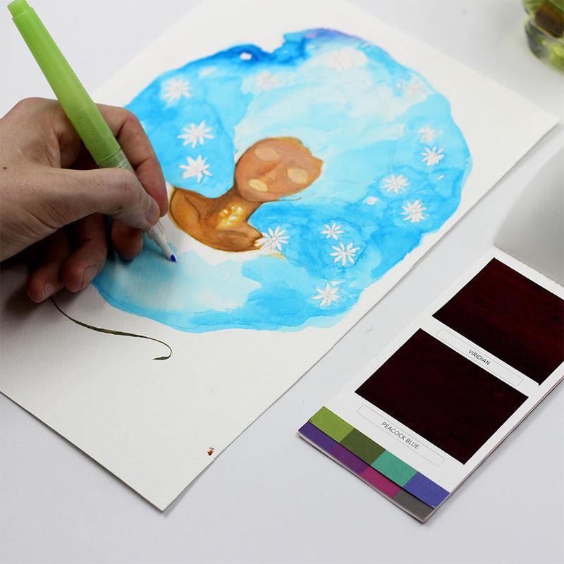 Viviva Colorsheets is an artist painting kit perfect travel watercolor set