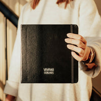 Square size plain white & smooth Ivory drawing book of 64 pages & 120 lbs or 240 GSM thick. It is perfect for travel art.