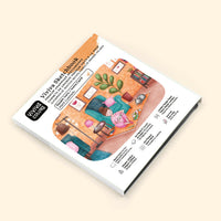 Square size plain white & smooth Ivory drawing book of 64 pages & 120 lbs or 240 GSM thick. It is perfect for travel art.