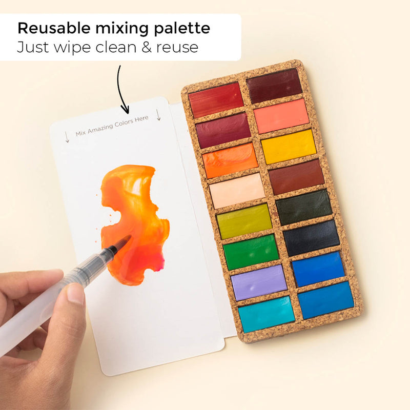 Watercolor Mixing Pan Palette