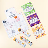 Halloween gifts Paintable stickers kit. Make your own fridge magnets.