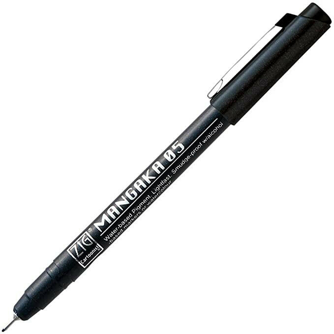 Black Hardtip Marker 0.5 mm