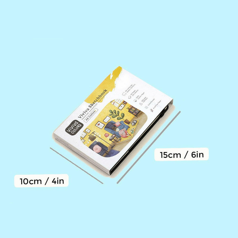 A6 Sketchbook - 100% Cotton, 40 Pages, 140 lbs